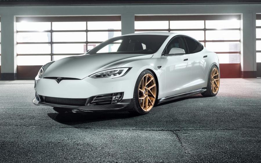 Tesla Model S by Novitec Rosso on Vossen Wheels (NV2) '2017